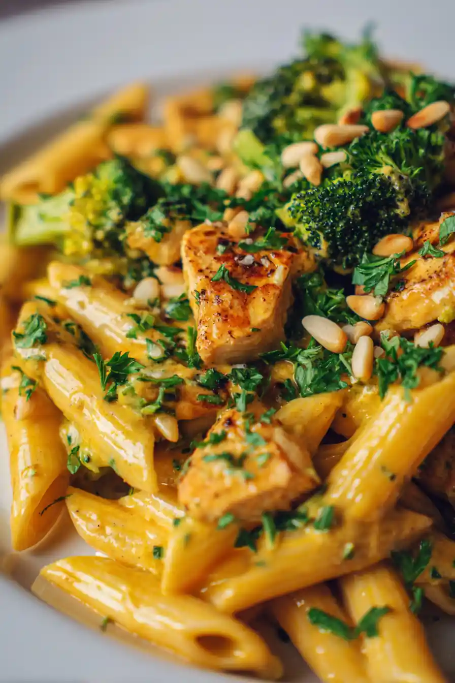 Creamy Broccoli Chicken Penne