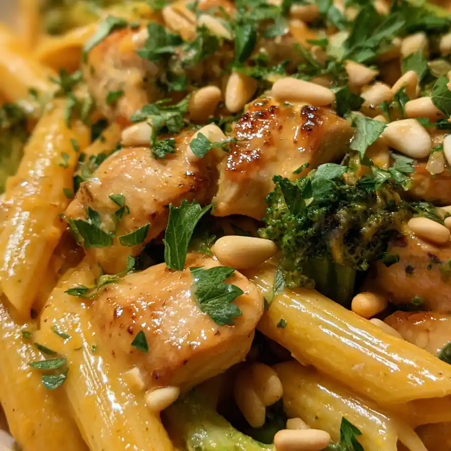 Creamy Broccoli Chicken Penne