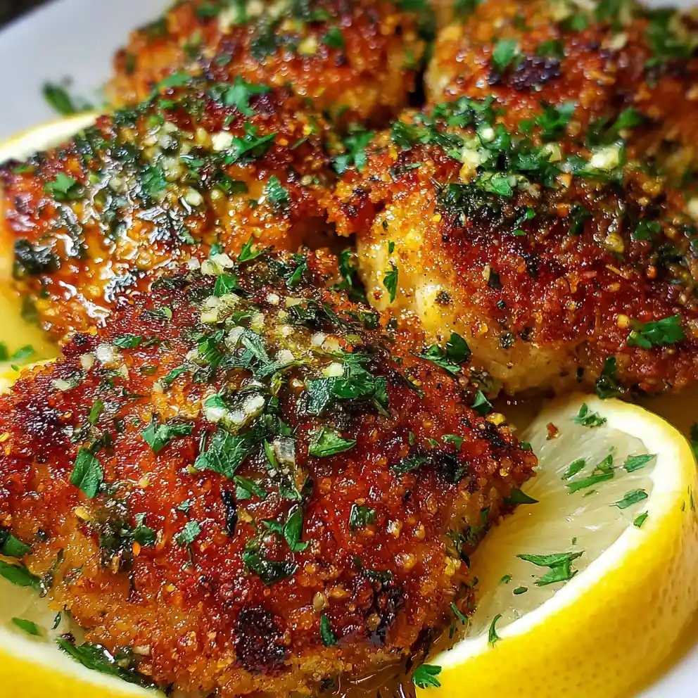 Crispy Herb Garlic Baked Chicken Thighs