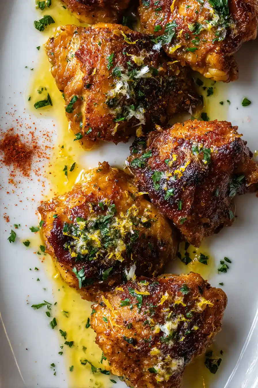 Crispy Baked Chicken Thighs