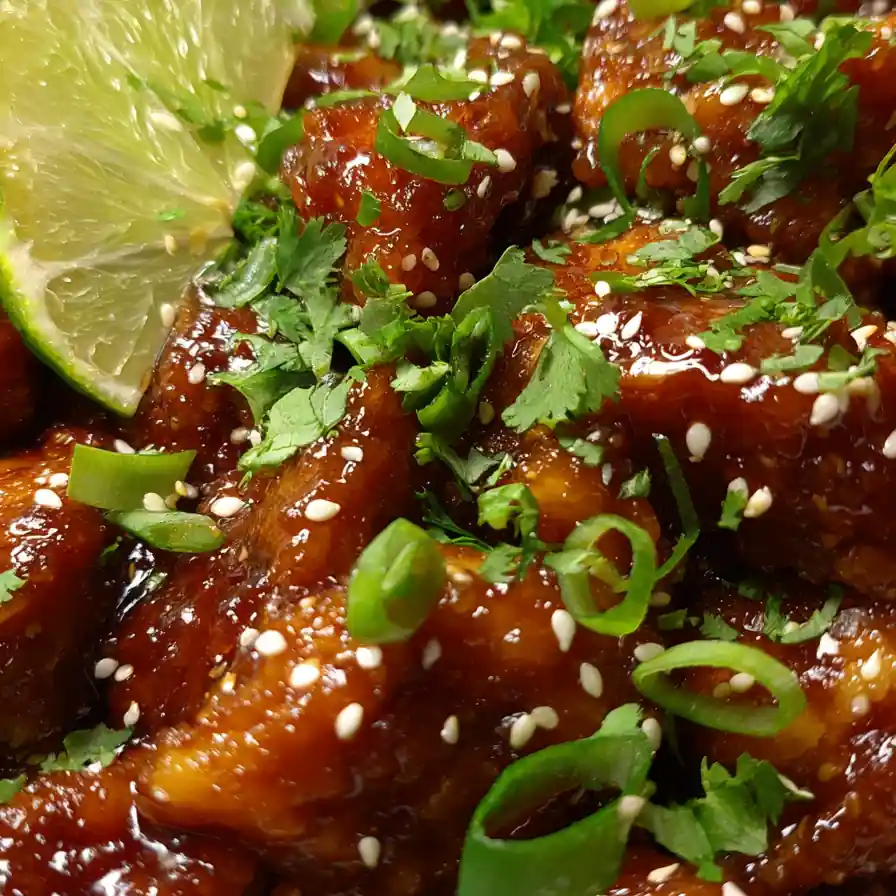 Crockpot Bourbon Style Chicken