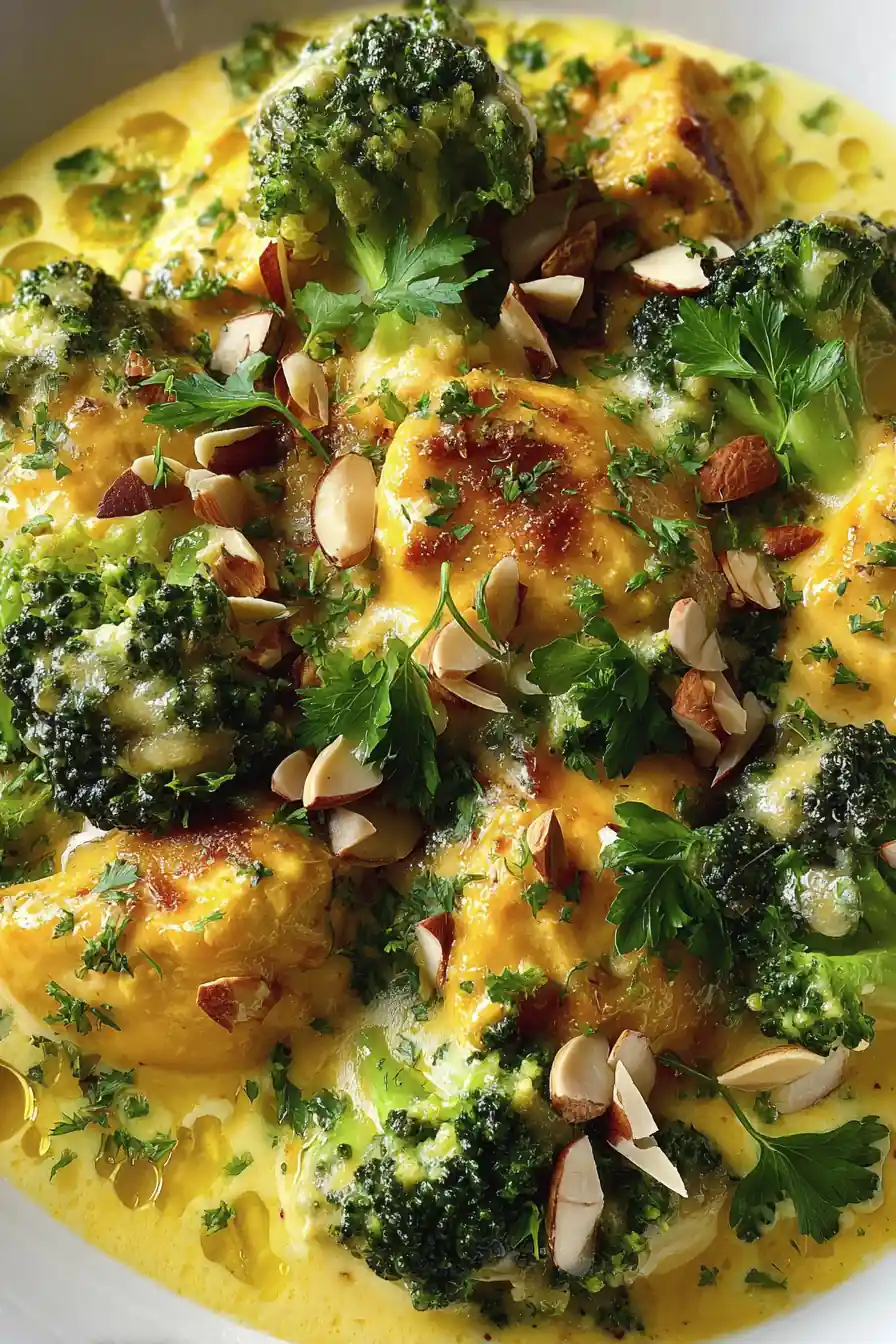 Crockpot Cheesy Chicken Broccoli