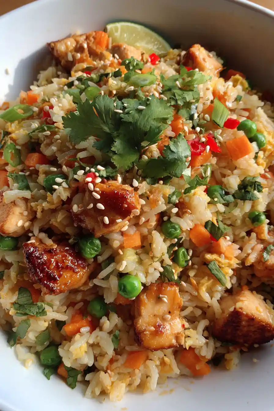 Crockpot Chicken Fried Rice