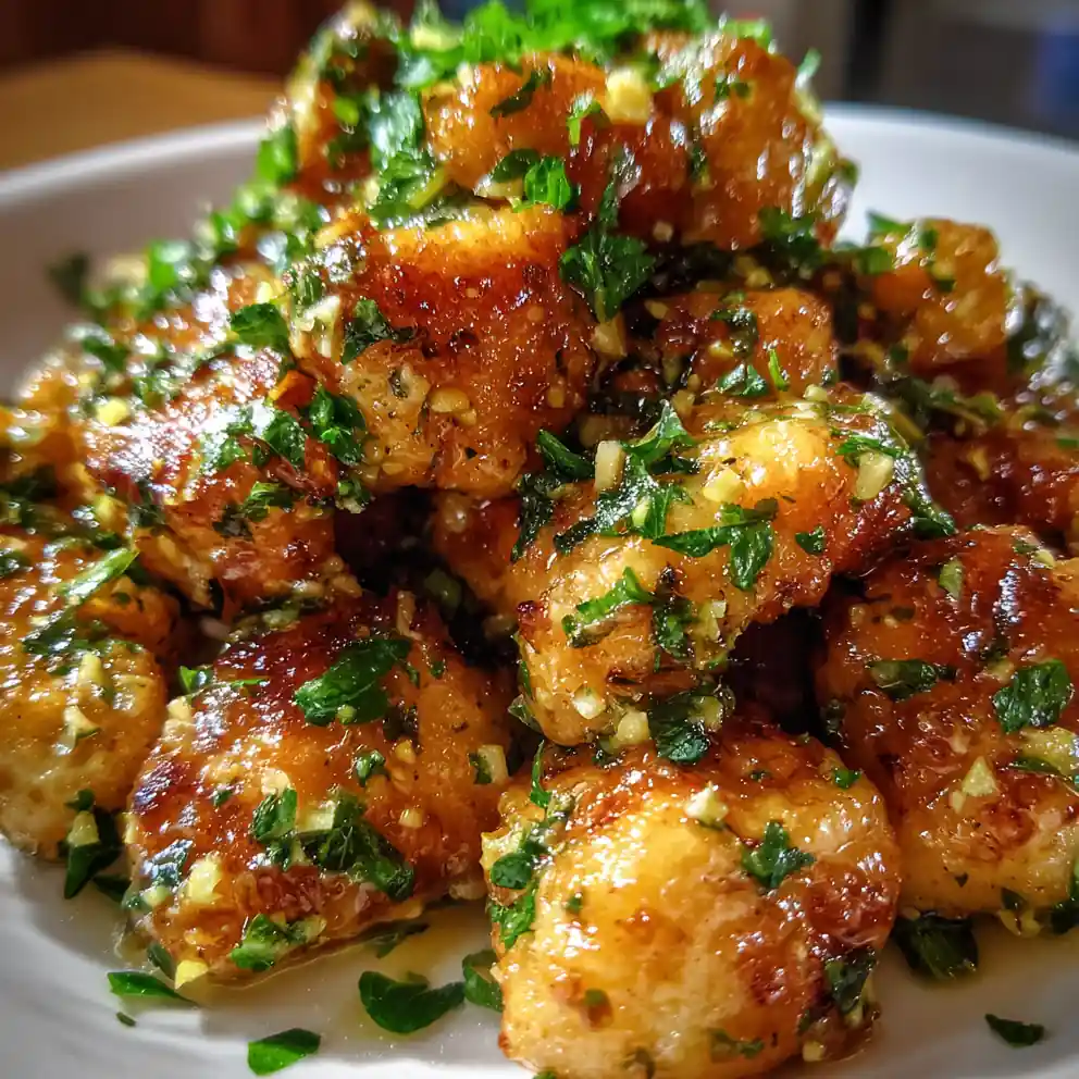 Easy 15 Minute Garlic Butter Chicken Bites