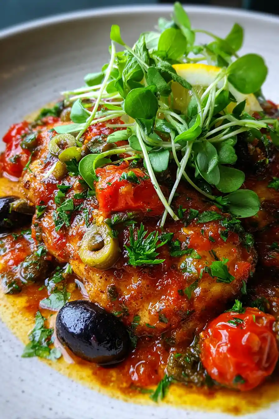 Easy Chicken Provençal With Tomatoes Olives And Herbs