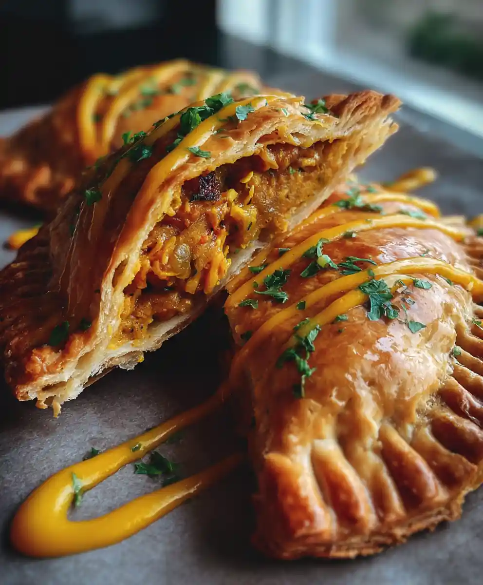 Flaky Jamaican Curry Chicken Patties