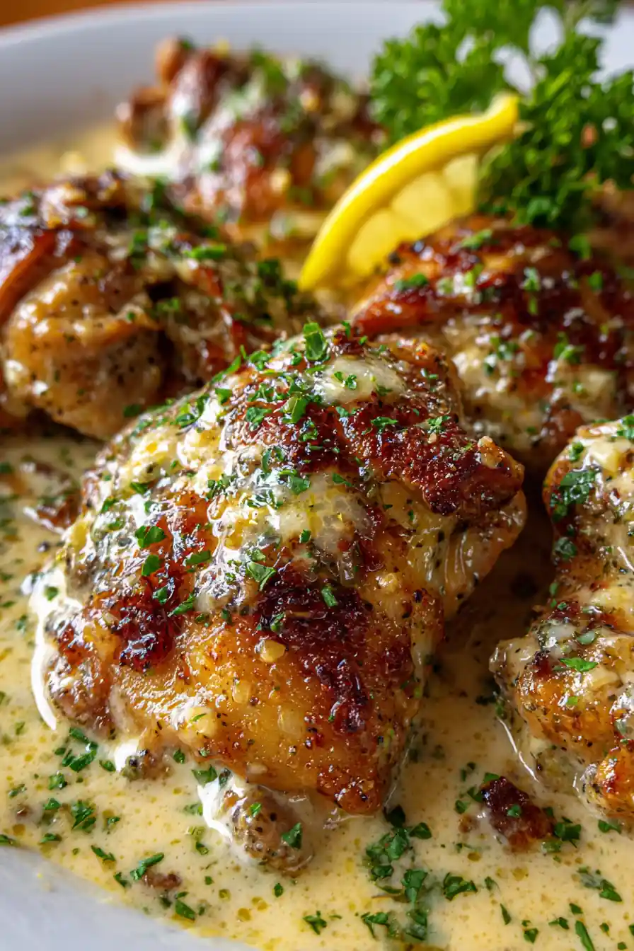 Garlic Parmesan Chicken Crockpot – Effortless Family Dinner