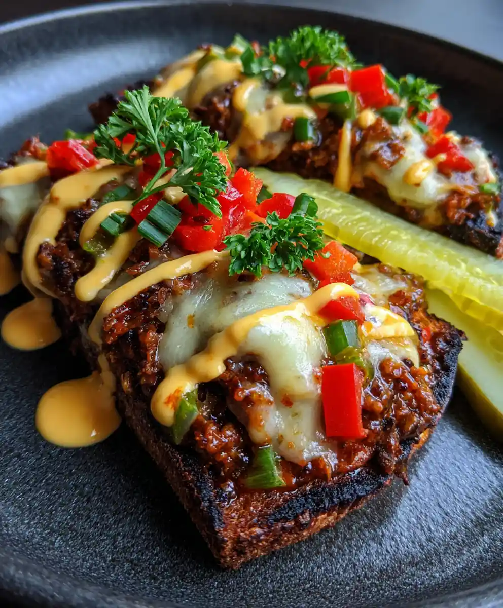 Gordon Ramsay Inspired Philly Cheesesteak Sloppy Joes