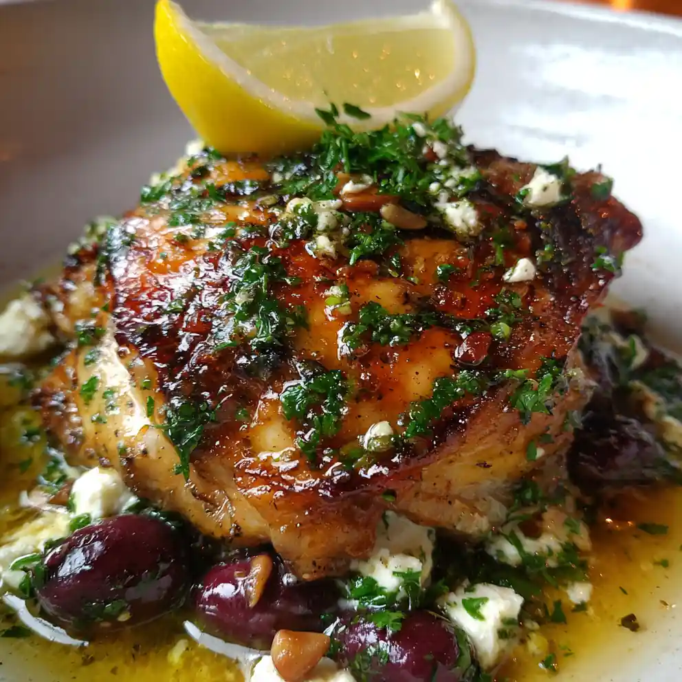 Greek Lemon Feta Chicken