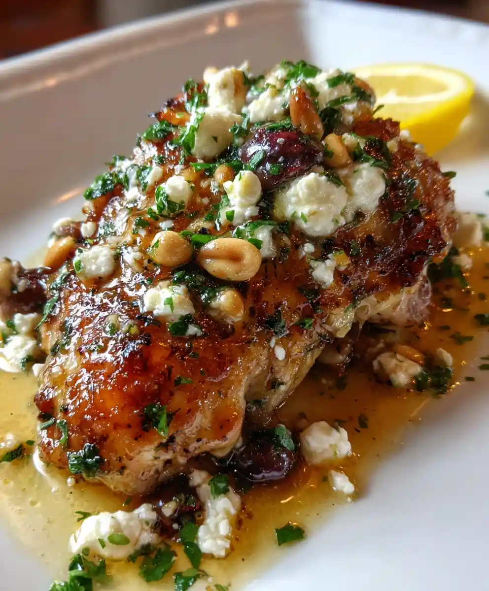 Greek Lemon Feta Chicken