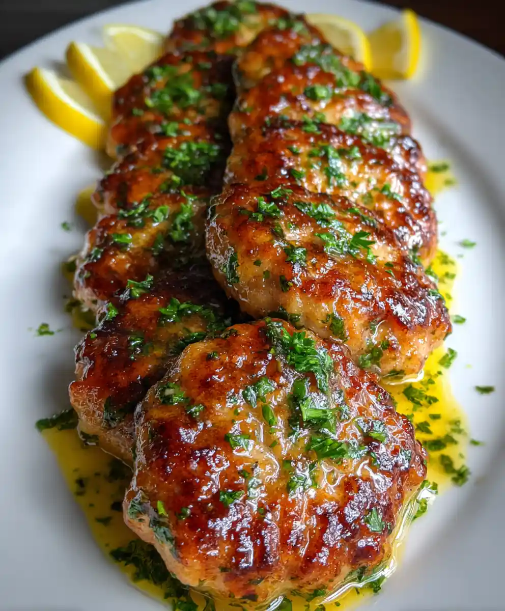 Homemade Spiced Chicken Sausage With Herb Mustard Glaze