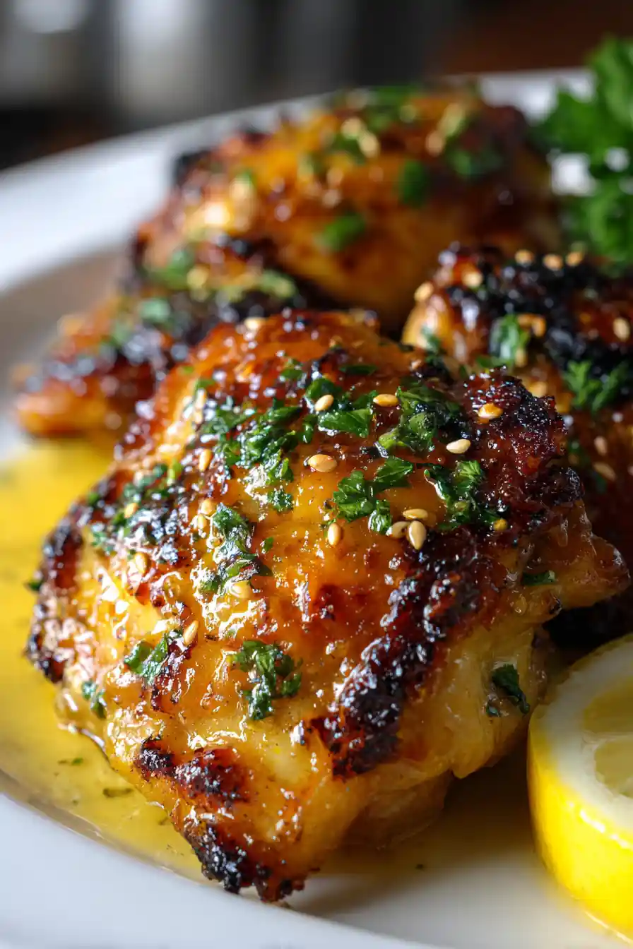 Honey Dijon Chicken Thighs