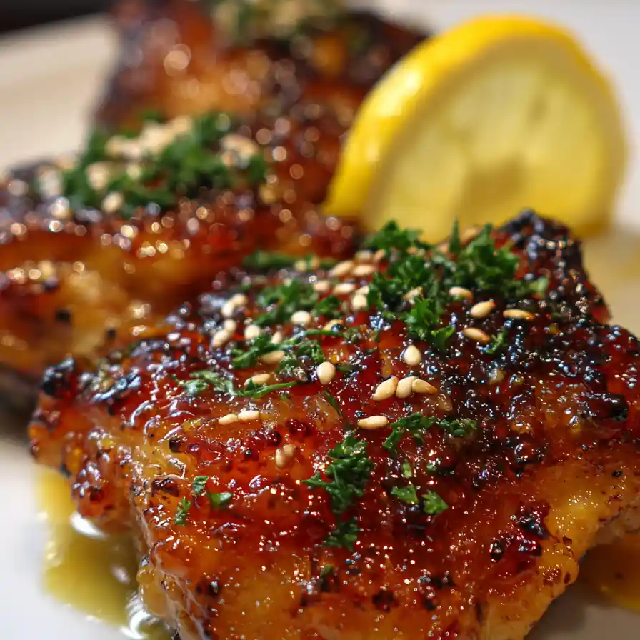 Honey Dijon Chicken Thighs