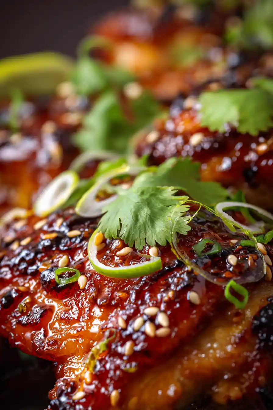 Honey Soy Baked Chicken Thighs