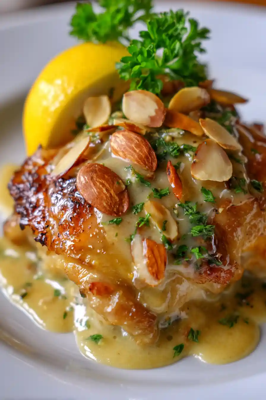 Incredible Creamy Oven Baked Chicken Thighs
