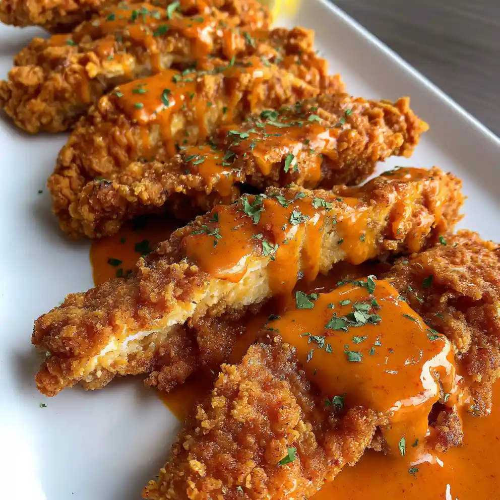 Raising Cane'S Style Chicken Fingers & Sauce