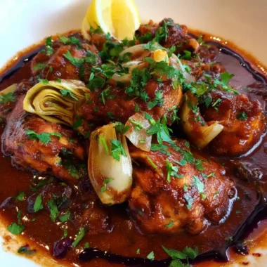 Savory Chicken Stifado With Artichokes 1772942659.6892178