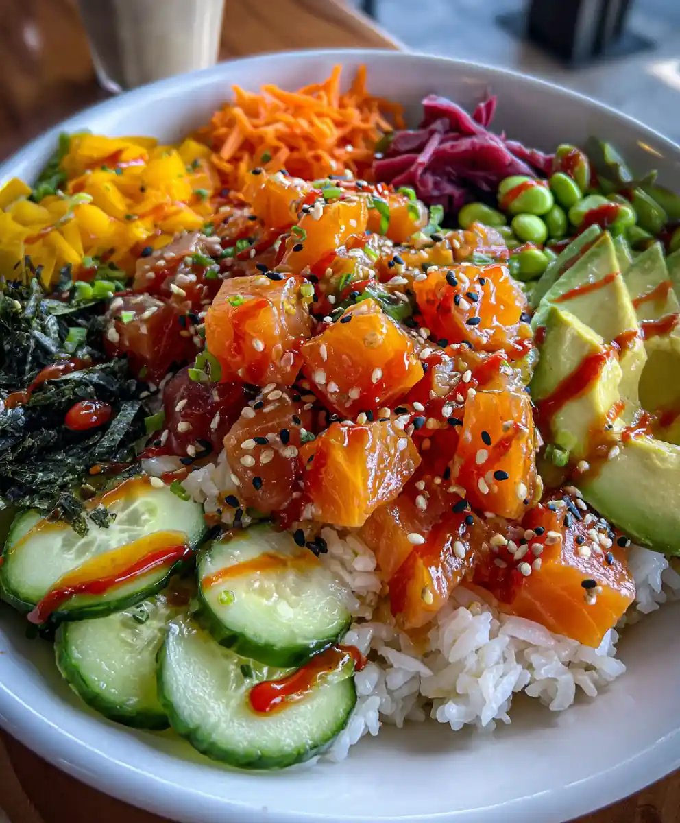 Sesame Spicy Tuna Rice Bowl