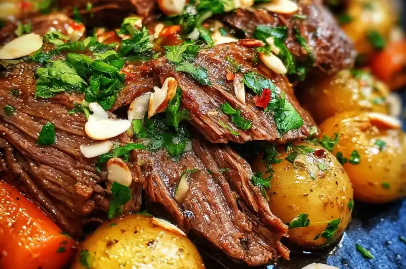 Slow Cooker Garlic Butter Beef With Potatoes 1772912859.3571885