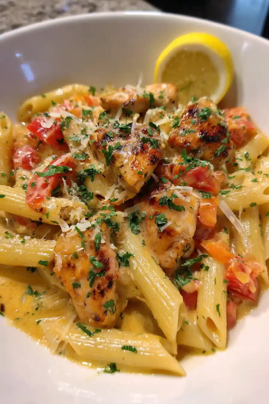 Slow Cooker Olive Garden Chicken Pasta