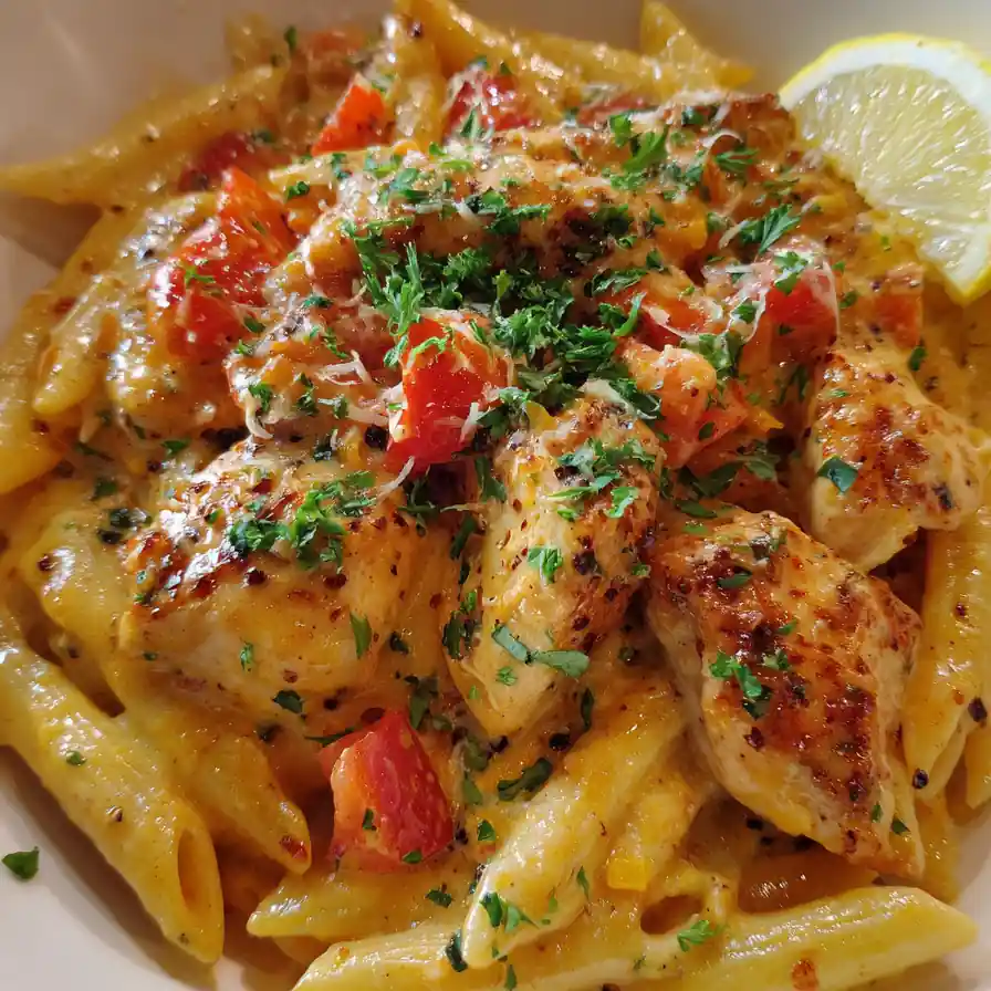 Slow Cooker Olive Garden Chicken Pasta