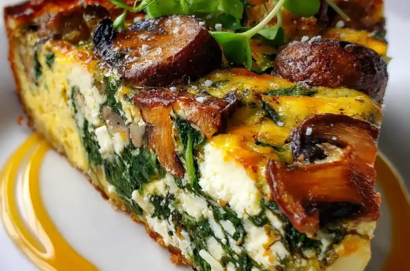 Spinach Mushroom And Feta Crustless Quiche 1772963636.1374855
