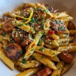 Sticky Honey Garlic Sausage Pasta Skillet 1772967691.6501563