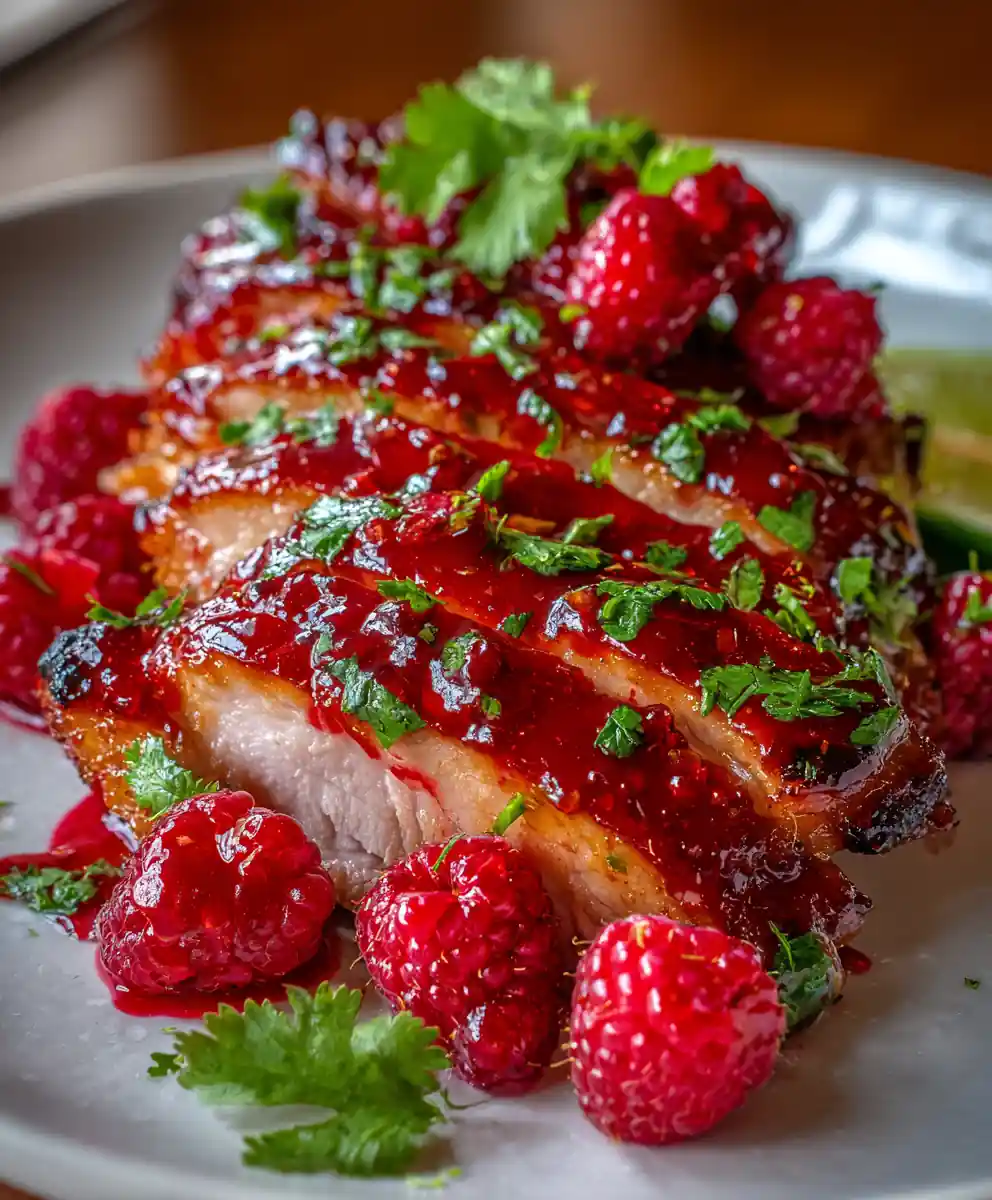 Sweet & Spicy Jalapeño Raspberry Chicken