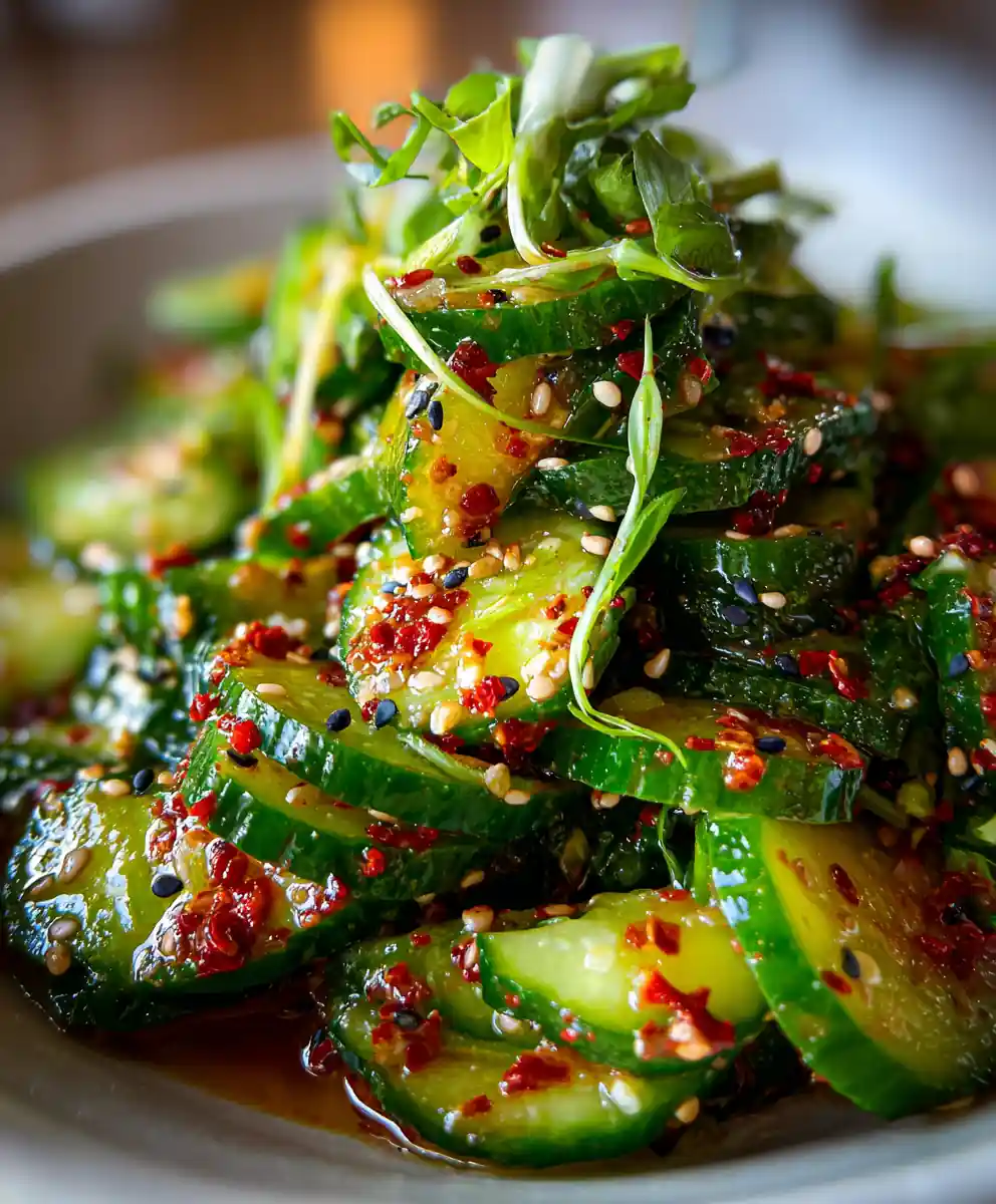 Tik Tok Korean Cucumber Salad