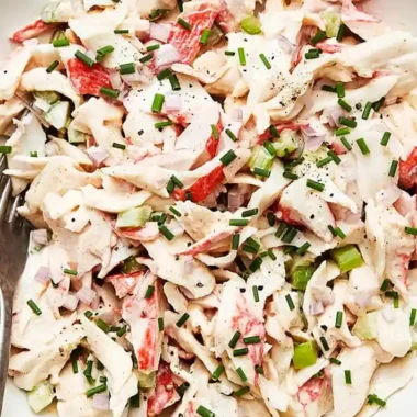 Creamy Homemade Crab Salad