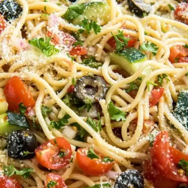 Refreshingly Zesty Summer Spaghetti Salad