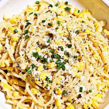 Summer Corn Cacio e Pepe Pasta