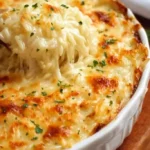 Creamy Baked Orzo with Melted Cheese
