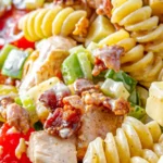Creamy Chicken Club Pasta Salad