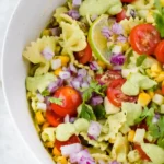 Creamy Cilantro Lime Pasta Salad