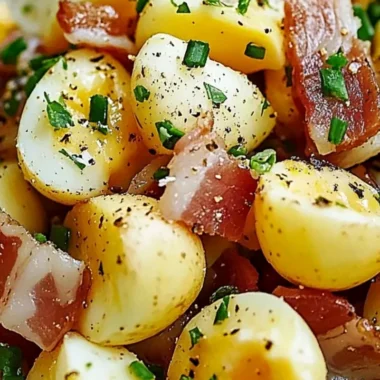 La Recette Parfaite de la Salade de Pommes de Terre aux Lardons de Dinde et Œufs