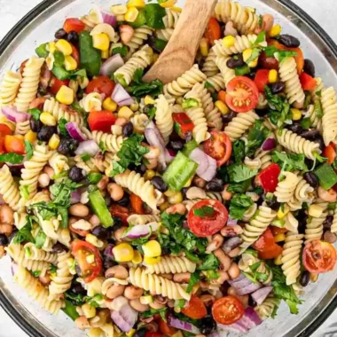 Zesty Cowboy Caviar Pasta Salad