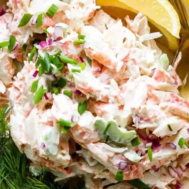 Creamy Crab Salad with Zesty Lemon
