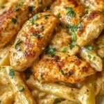 Savory Creamy Cajun Chicken Penne