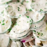 Creamy Italian Cucumber Salad
