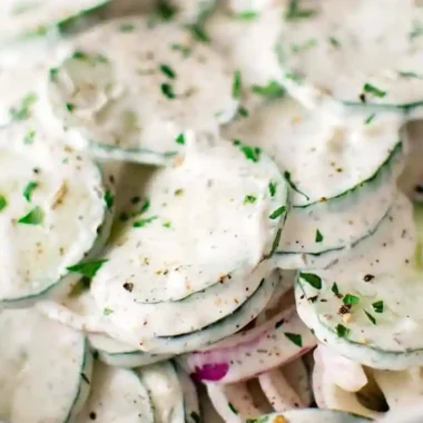 Creamy Italian Cucumber Salad