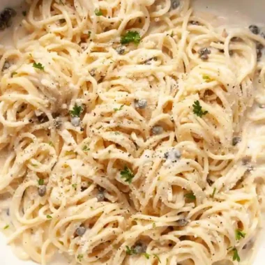 Creamy Lemon Caper Pasta