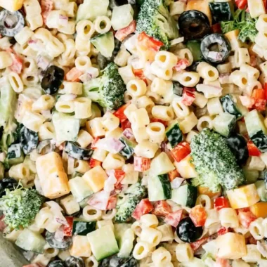 Creamy Vegetable Pasta Salad
