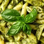 Quick Creamy Pesto Penne