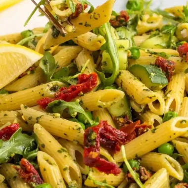 Refreshing Vegan Pesto Pasta Salad
