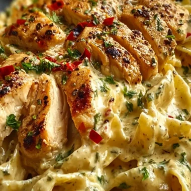 Creamy Garlic and Herb Boursin Chicken Pasta