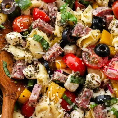Easy Italian Tortellini Pasta Salad