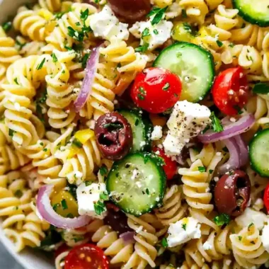 Zesty Mediterranean Pasta Salad