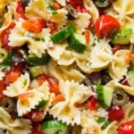 Easy Parmesan Bow Tie Italian Pasta Salad Recipe