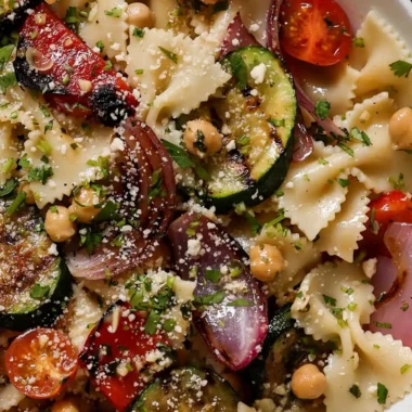 Grilled Vegetable Summer Pasta Salad